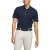 Adidas Ultimate365 Golf Twistknit Fashion Simple Soft Versatile Short Sleeve Polo Shirt Men Polo Shirts Navy-Blue JH1339