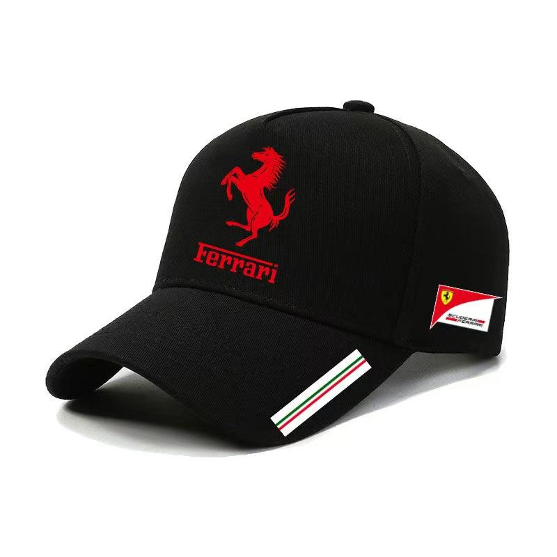 F1 Rennteam Baseballkappe Auto Logo Lässige Kappen Verstellbar Outdoor Radsport Sportmützen Für Ferrari 308 GT4 328 GTB/GTS F355 360