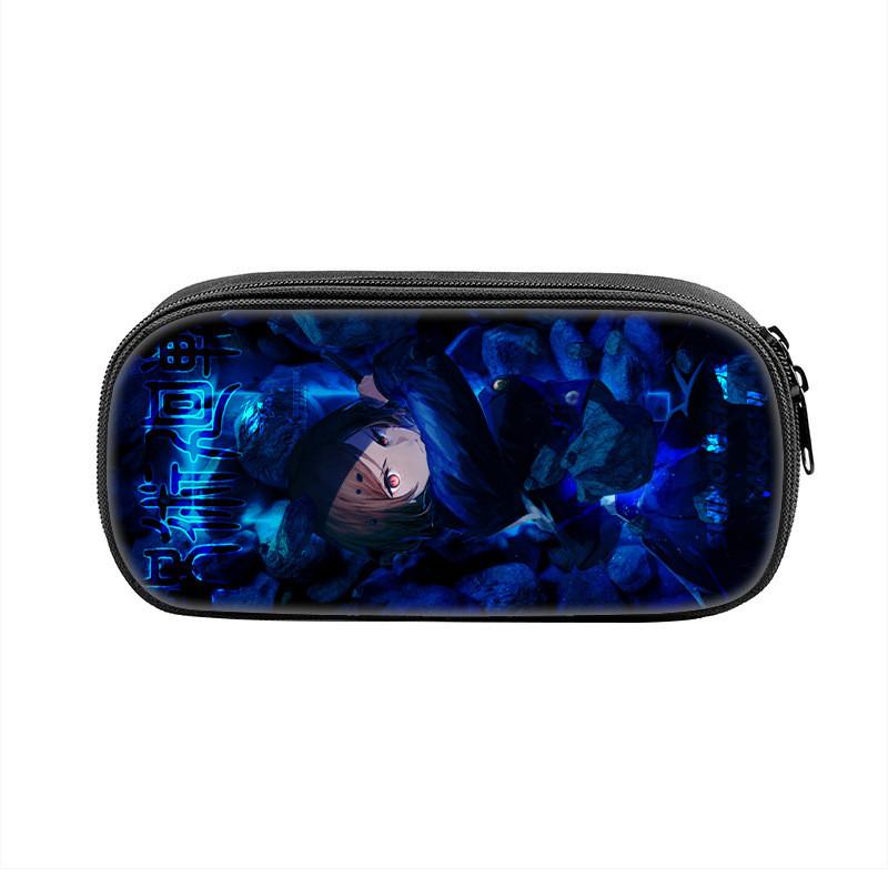 Jujutsu Kaisen Anime Character Print Student Single Layer Stationery Storage Bag For Students And Teenagers