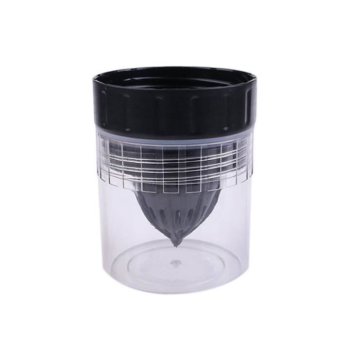 Bouteille Detox - SHOP-STORY - 650 ML - Infuseur de Fruit - Presse Agrume Intégré - Couleur Noir