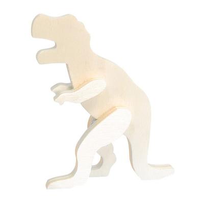 Tyrannosaurus Wooden Toy 10 X 12 X 2 Cm