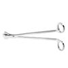 Semicircular Plating Stainless Steel Candle Heart Clip Wick Trimmer Scissors Tool(black)