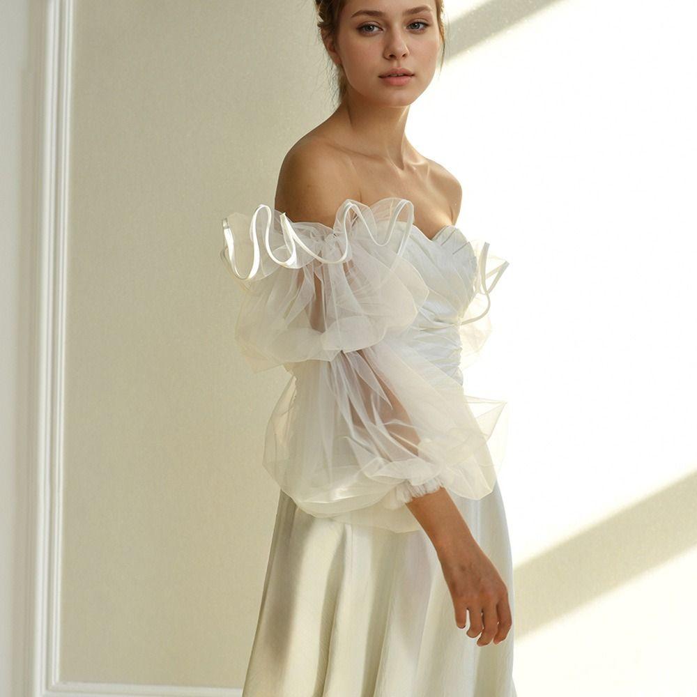 Mesh Bridal Sleeves Black Color Wedding Arm Covers High Quality Arm Sleeves Party