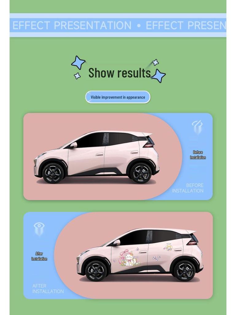 BYD Möwe Kreative Autoaufkleber