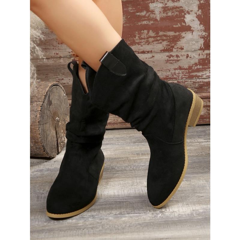 2025 Fall/Winter New Arrival Women's Versatile Martin Boots 5 Fashionable Suede Martin Boots