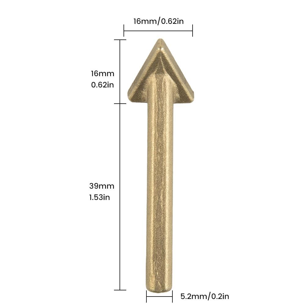 

Plastic Repair Triangular Copper Smooth Head Soldering Iron Scalp Raft
