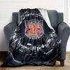 1pc Transformers Autobots Cozy Print Blanket Lightweight Warm Flannel Throw Blanket For Sofa, Bed, Living Room