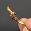 1pc Brass Mini Flying Bat Figurines Keychains Pendants Car Key Ring Bag DIY Lanyard Hangings Jewelry Accessories Retro