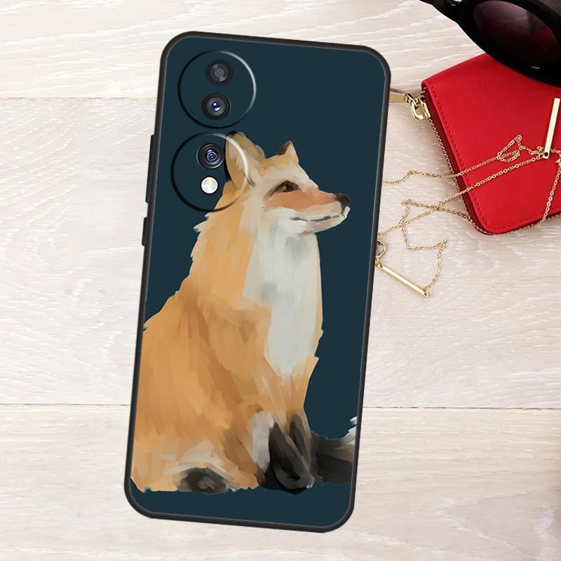 Anime Funny Fox Case For Honor 200 400 Pro 50 70 90 Lite X9a X9b X9c X9d X8a X8b X8c Magic 5 6 7 8 Pro Cover