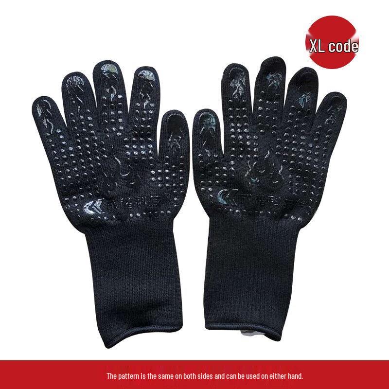 

ZISIZ High Temperature Silicone Heat Resistant BBQ Gloves