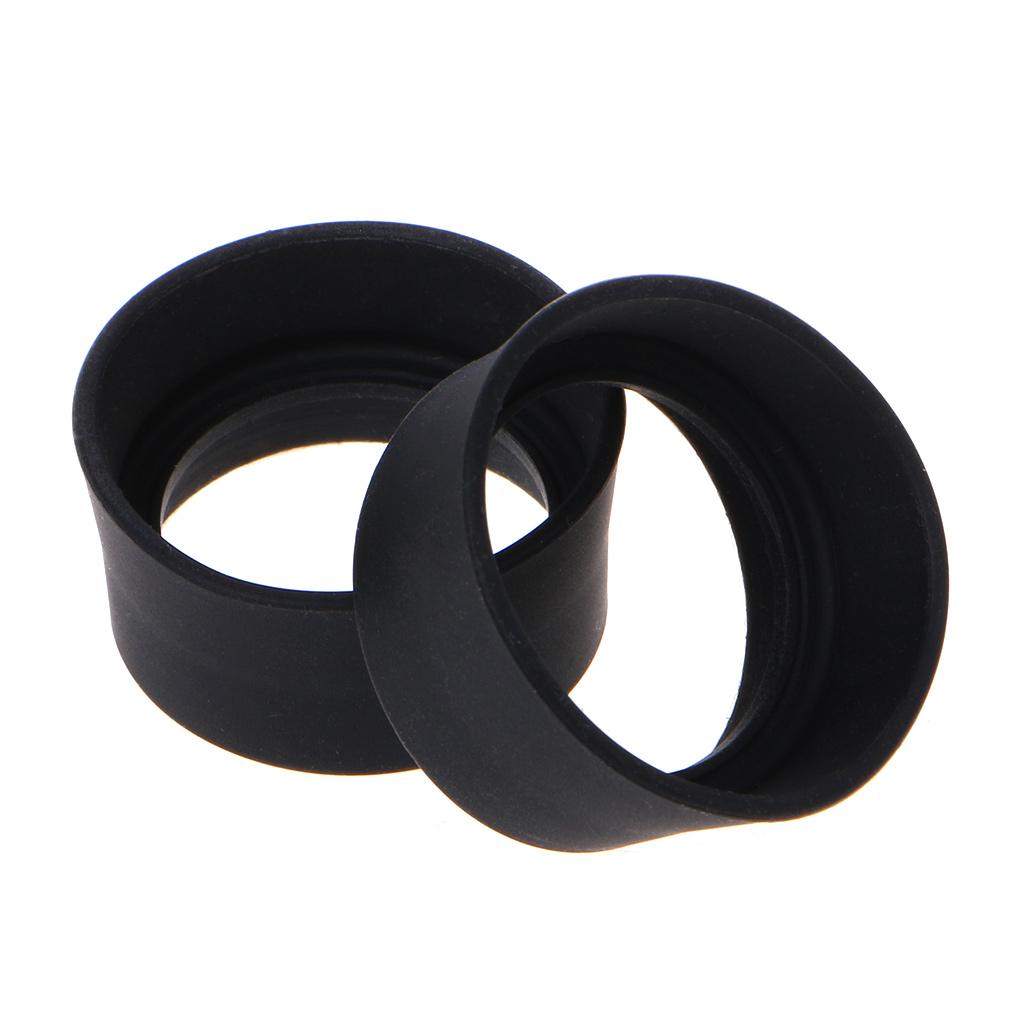 Microscope Eye Cups Flexible Rubber Eyepiece Guards Inner Diameter 35-37mm