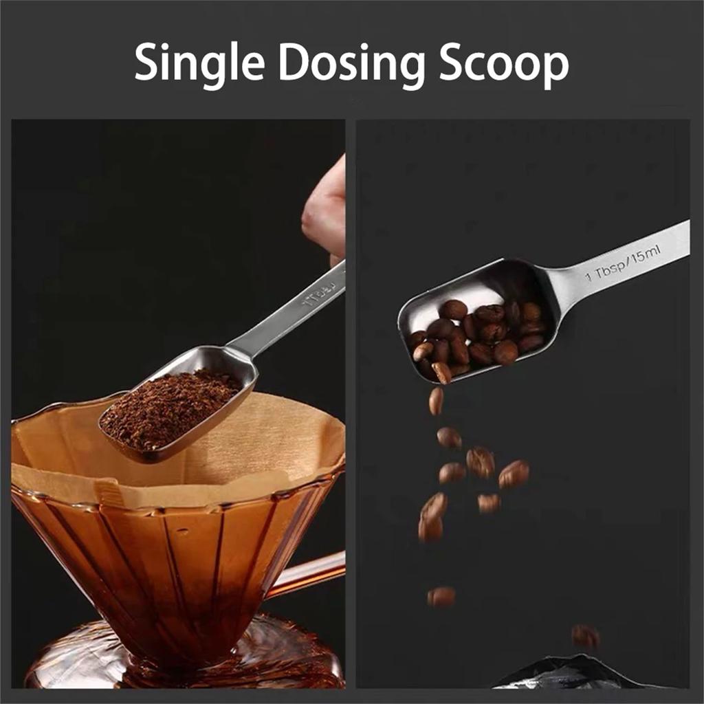 Coffee Scale Tray Coffee Beans Container Measuring Spoon Coffee Bean Plate Coffee Dosing Tray Suitable for Coffee Bean