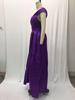 Women's 2025 Summer Satin Deep V-neck Evening Dress - Multi-color European & American Style