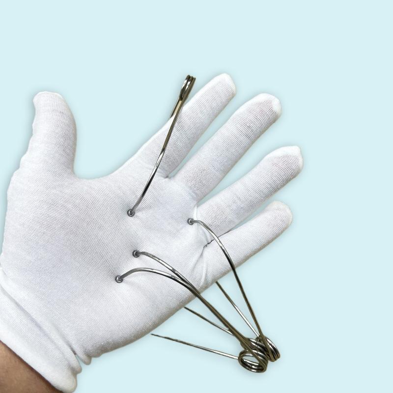 Acupoint Finger Joint Point Metal Massage Clip Portable Hand Meridian Massager Acupressure Clip Hand Acupuncture Points Chart