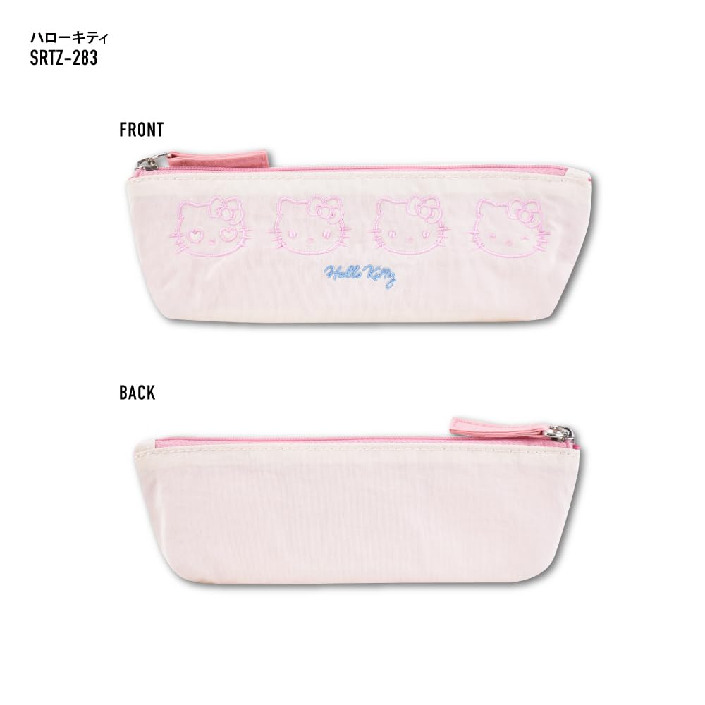 Hello Kitty face embroidered pen case SRTZ-283