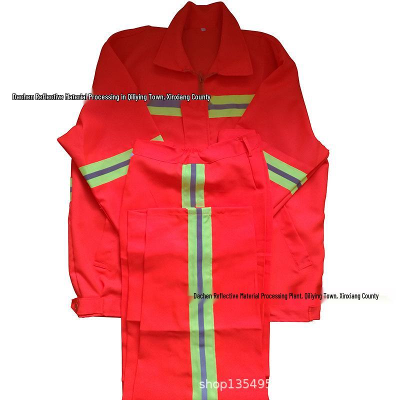 Reflective Sanitation Workwear - Custom-Made Road Administration Suit