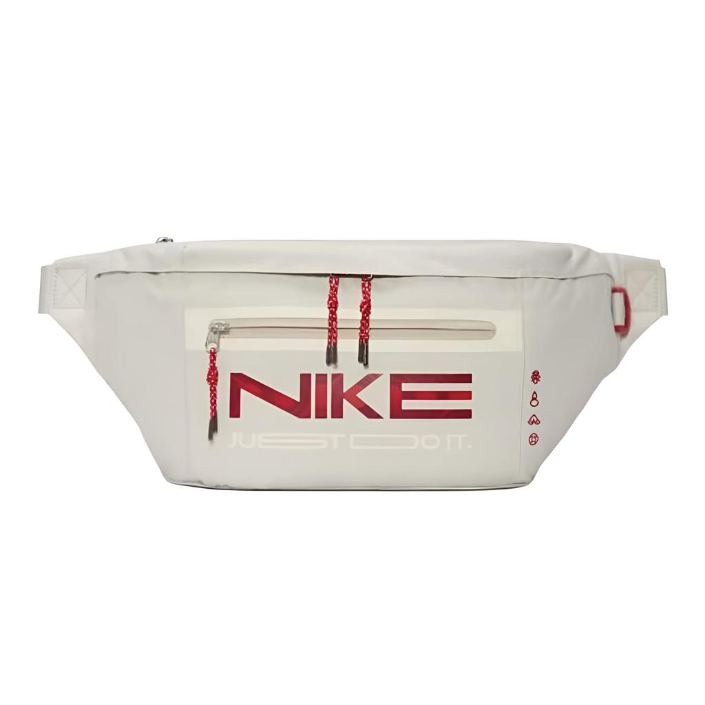 Nike Basic Large Logo Edition Fabric Strive For Youth Fanny Pack, Crossbody Bag Unisex Ecru HV6123-072(team912- )