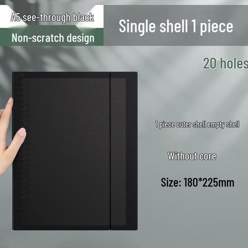B5 Loose-Leaf Notebook Refill with 26-Hole and A5 Detachable Loose-Leaf Paper, 20-Hole Horizontal Line Grid for Exam Prep.