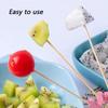 100 Count User Friendly Bamboos Skewers 12Cm Smooth Finishes Food Picks Dessert Serving Picks For Catering And Home