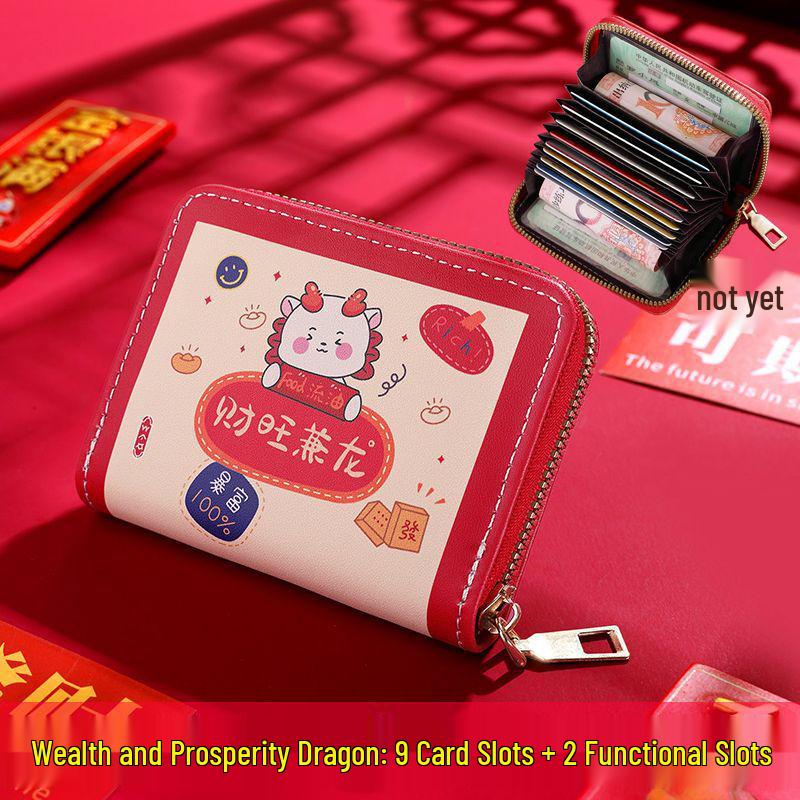 2025 Stylish Cartoon Card Holder: Slim, Large-Capacity, Multi-Card Wallet & Coin Purse for Girls.