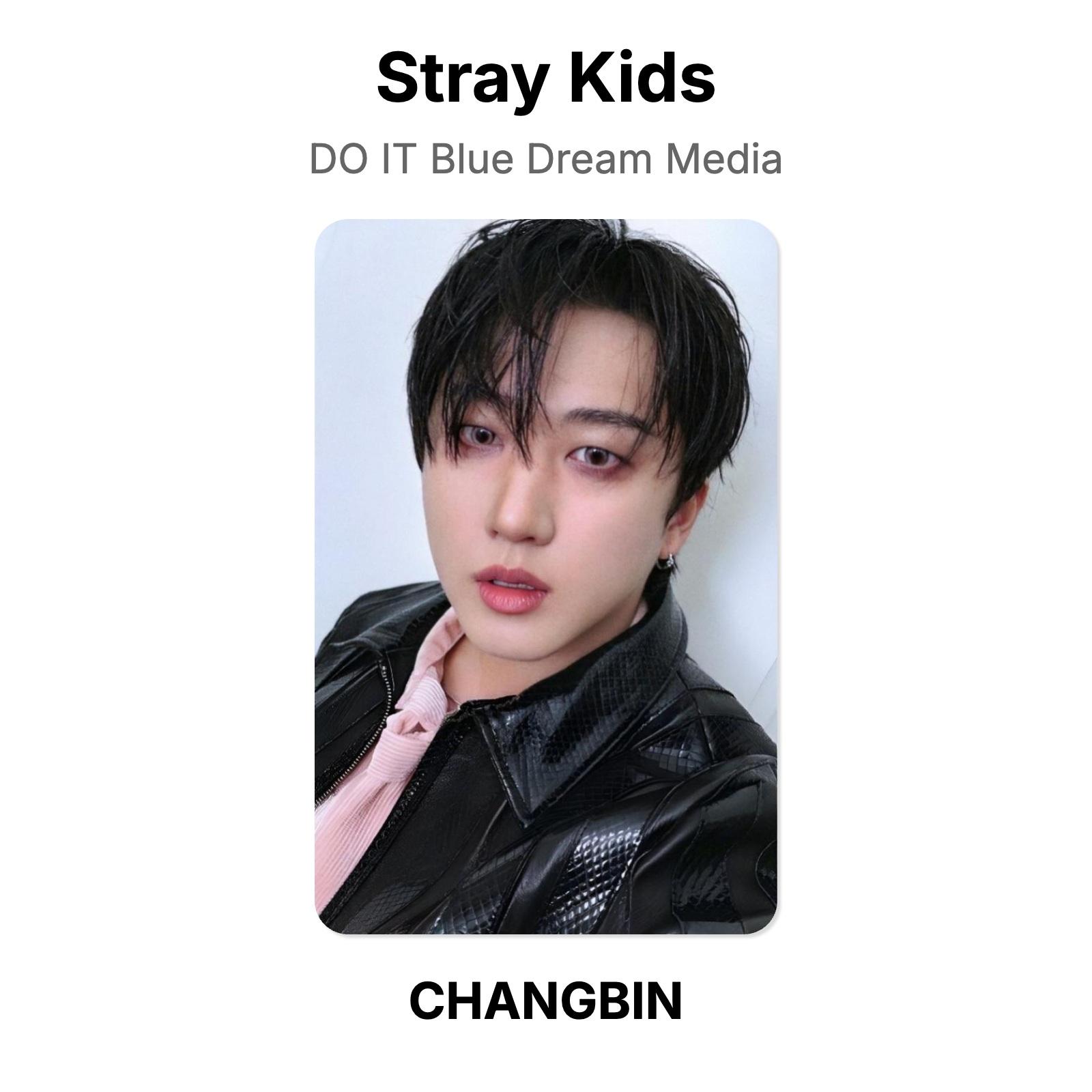 Stray Kids DO IT Blue Dream Media Official Photocard CHANGBIN