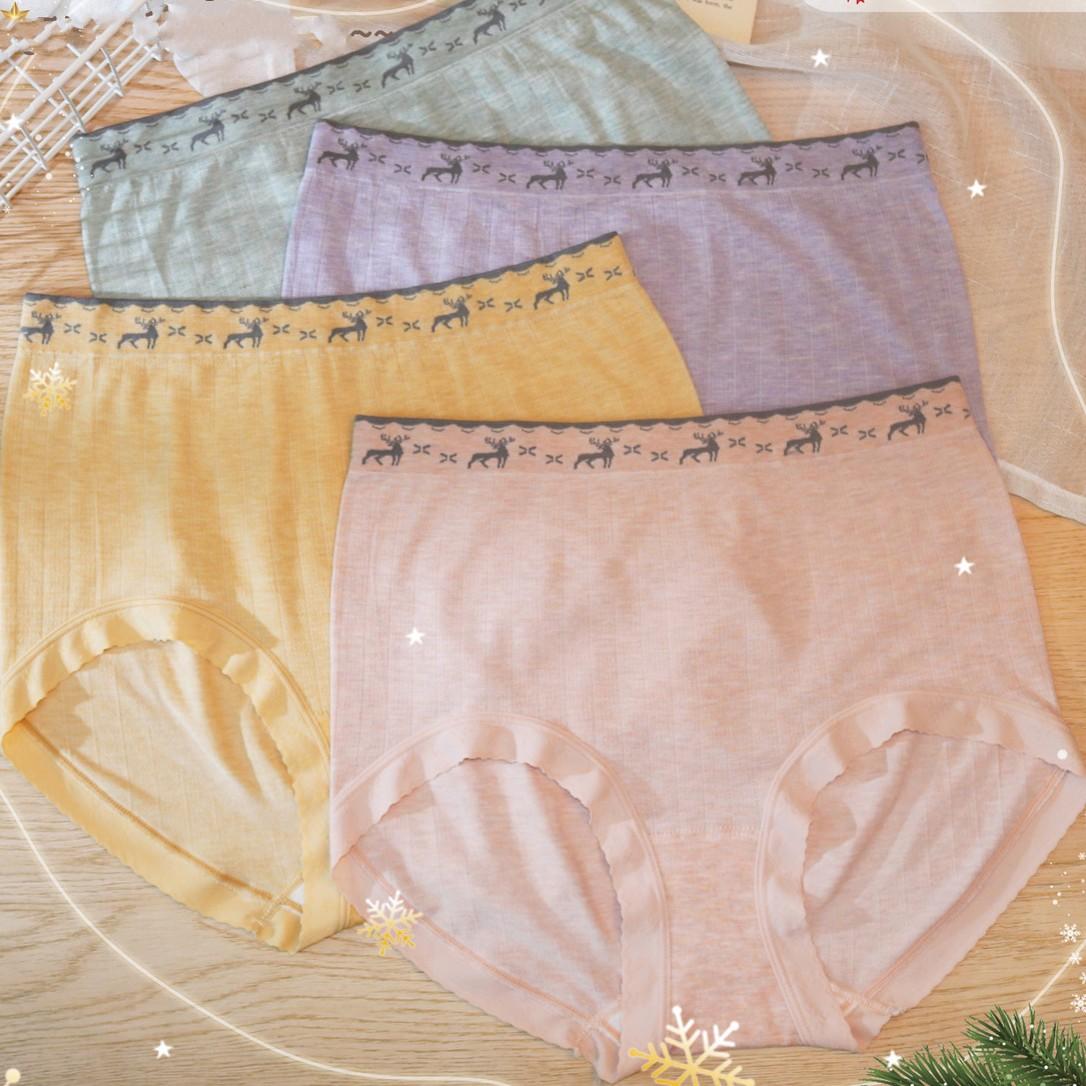 

Модальный Трусики большого размера Бесшовные трусы с высокой талией Трусы толстой дамы Хлопковая промежность Женское нижнее белье