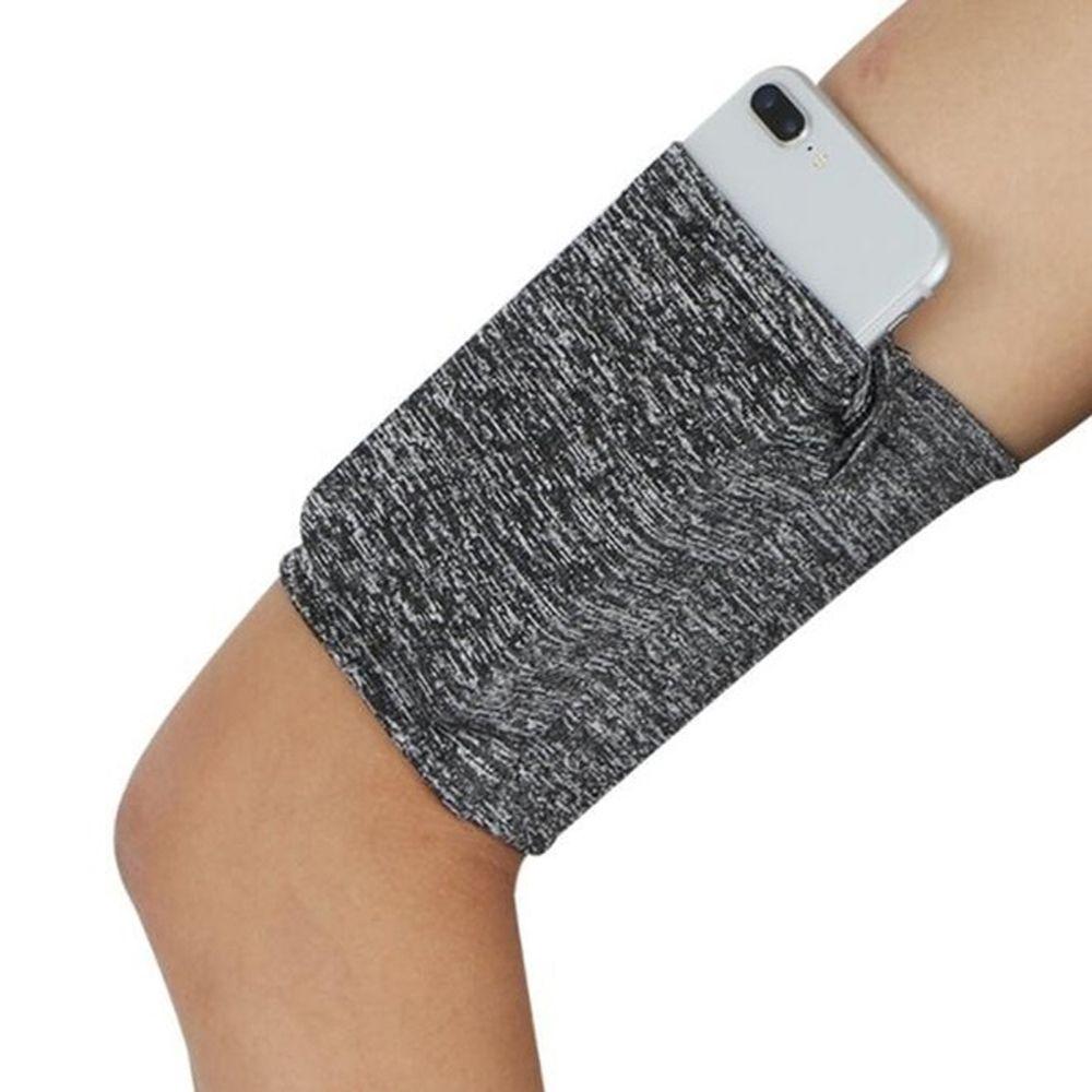 Outdoor Running Elastic Arm Band Cellphone Holder Pouch Wrist Phone Bag Mobile Phone Arm Bag