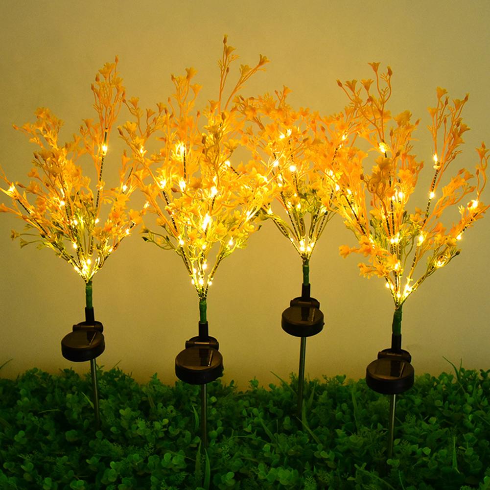 Solar Flowers Lights Solar Garden Lights IP65 Waterproof Dusk To Dawn Solar Garden Stake Lights for Garden Lawn Yard Outdoor Use