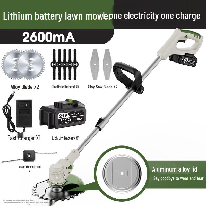 Laipusen Akku-Hand-Gartenschneider & Rasenmäher CN-Stecker (Adapter enthalten)