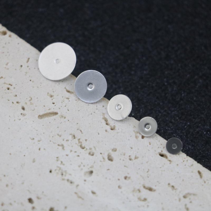 Stainless Steel Flat Head Earring Backs & Earplugs - DIY Earring Accessories