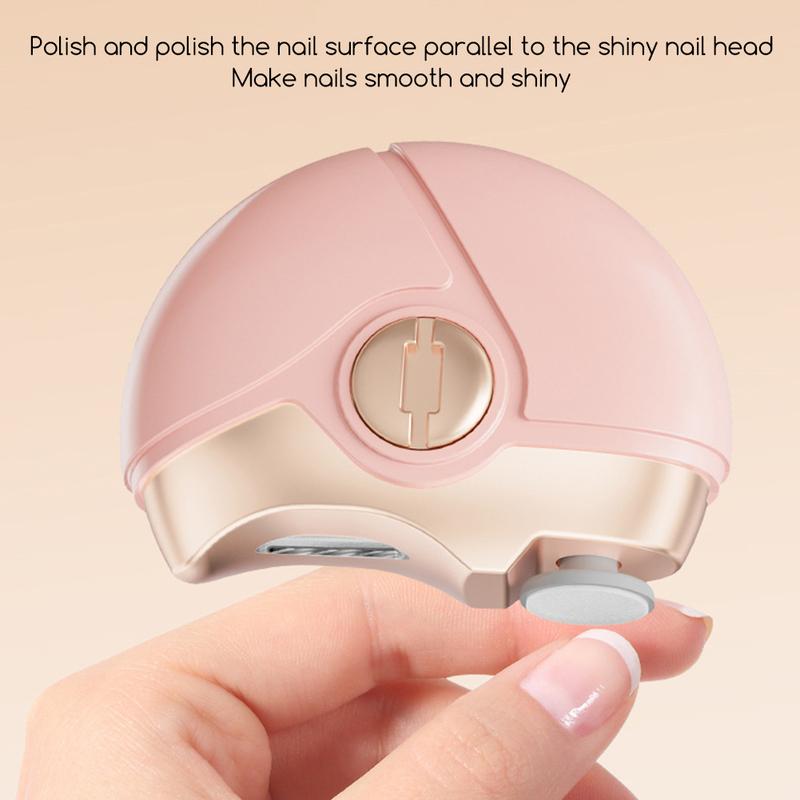 3 In 1 Automatic Electric Nail Clipper With Anti-Pinch Safety Nail Trimmer Grinder USB Rechargeable Nail Cutter Care Tools