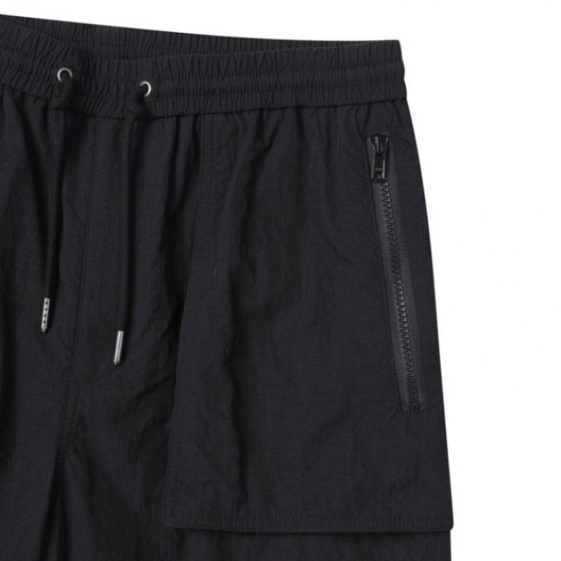 Customellow Black Banding Slit Pants Cwpam25353bkx