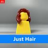 10pcs MOC Bricks Female Girl Hairs 1014 Women's Light Purple Medium Hair 4cm Figure Parts Accessories DIY Building Blocks Toys