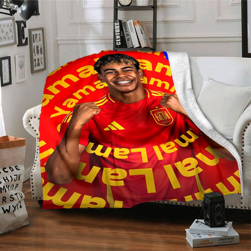 1pz Coperta Yamal5, Regalo, per Uomini e Donne, Coperta Morbida, Ottima per Divano Letto Divano Viaggio, Coperta Leggera in Flanella