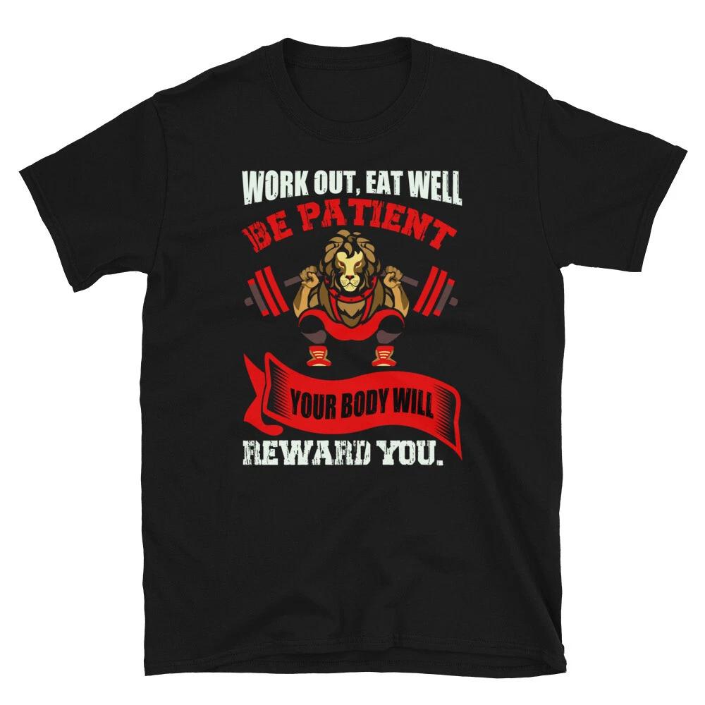Be Patient Bodybuilding Gym Fitness Muscle T-Shirt XXL