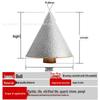 Brazed Diamond Chamfering Drill Bit for Glass, Tile, and Stone