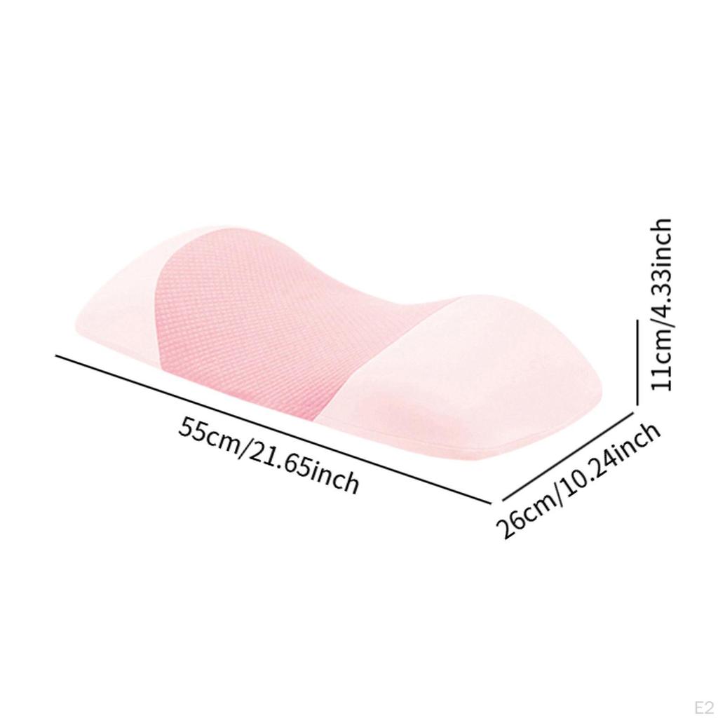 Coussin pour le bas du dos,Oreiller de soutien lombaire,Oreiller ergonomique portable,Coussin de sommeil pour la taille