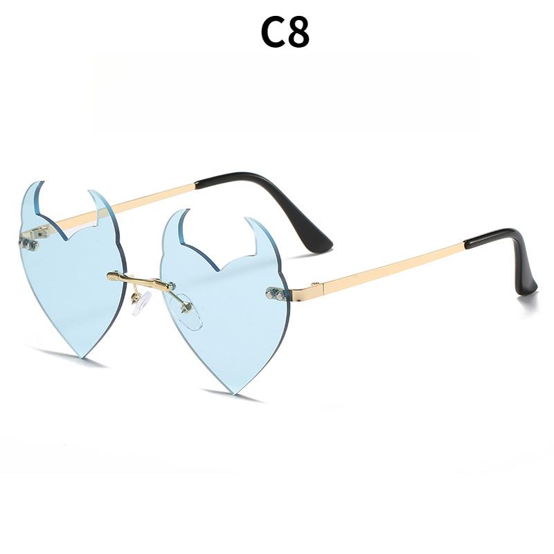 

Ladies Sunglasses, Fashion Frameless Shaped Sunglasses