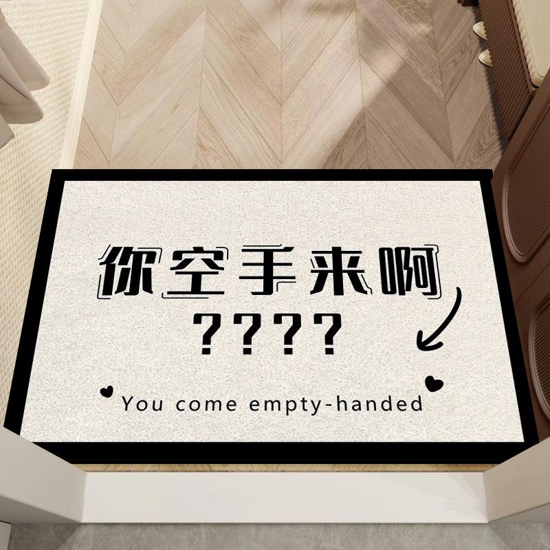 Character Character Silk Mat Entry Door Entry Door Mat Non-slip Home Bedroom Porch Dirt Pvc. Mat