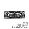 Hammered Texture Tube Spacer Beads Alloy Loose Beads For DIY Bracelet Dreadlocks Hair Braiding Jewelry Making Parts