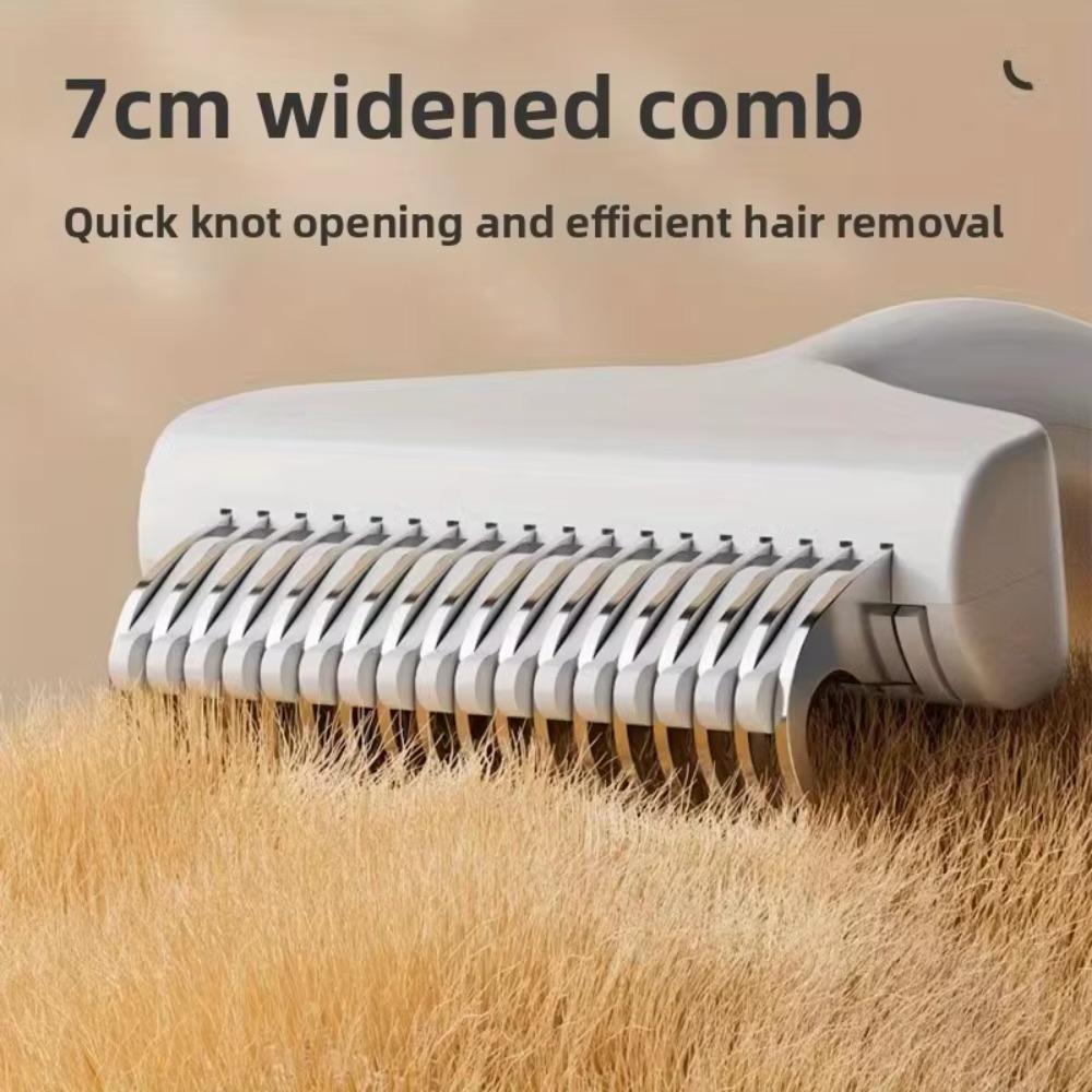 Push-button Type Cat Dog Dematting Comb Stainless Steel Pet Hair Remover Brush  Pet Accessories