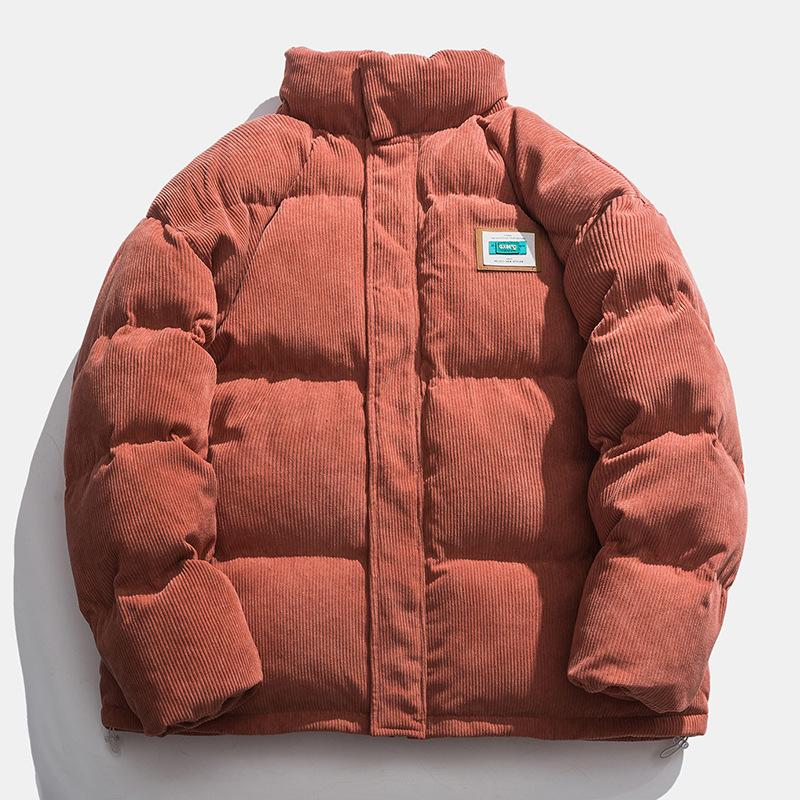 Buy Winter Coat Men's Warm Parkas Corduroy Cotton Male Winter Jackets