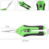 Garden Pruning Shears Set - Stainless Steel Trimming Scissors for Flowers, Branches, Herbs with Non-Slip Ergonomic Handles