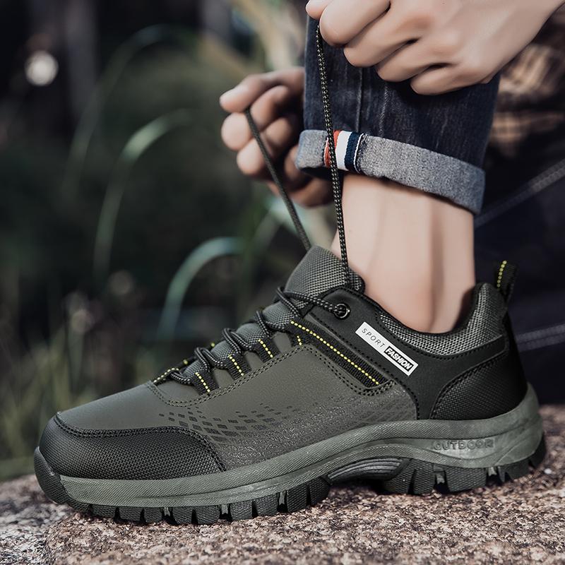 Fashion Man Shoes Outdoor Men's Hiking Shoes Lightweight Casual Sports Shoes Men Waterproof Comfortable Trekking Sneakers Large Size 46