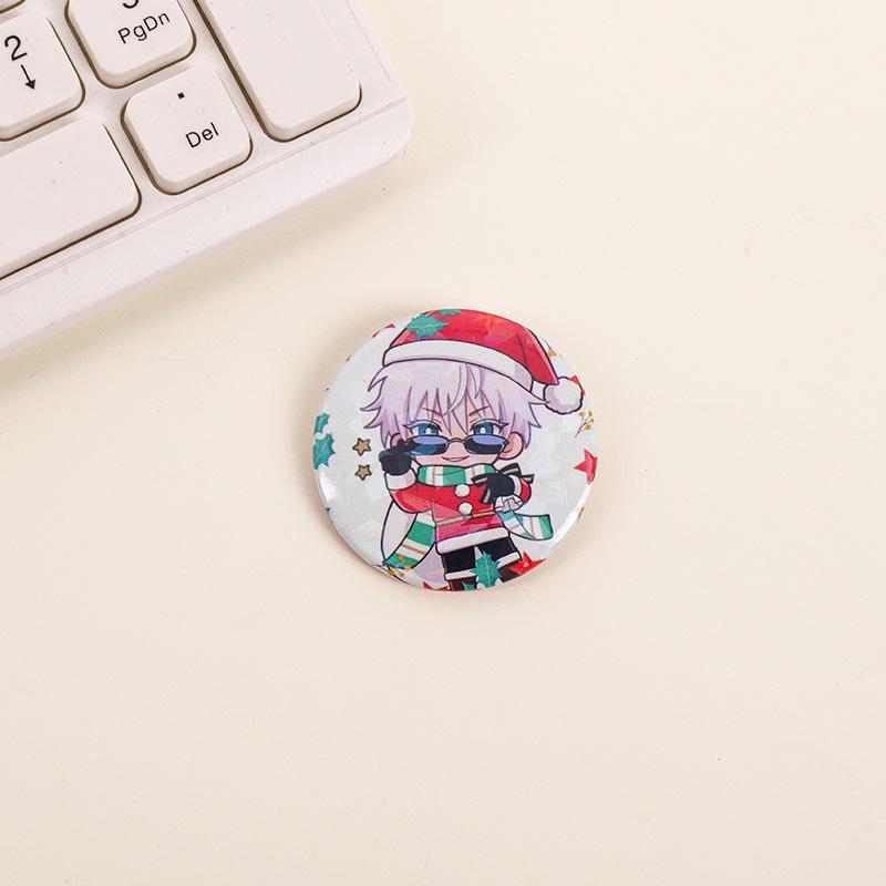 Gojo Satoru Keychain & Jujutsu Kaisen Frosted Badges