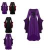 Women's Medieval Renaissance Costume Flared Sleeves And Long Skirt For A Classic Look