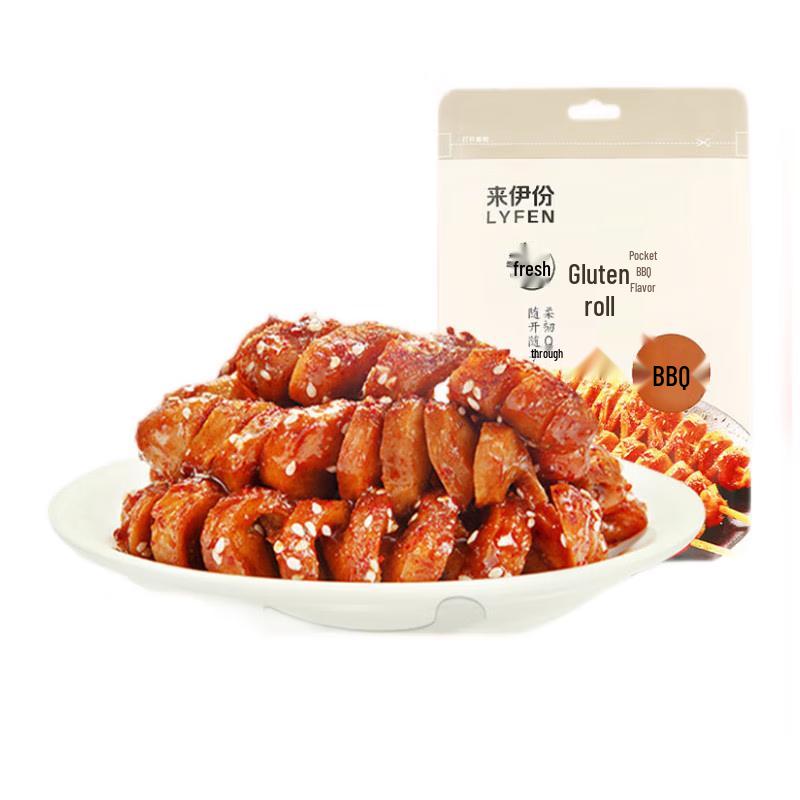 Laiyifen BBQ Roasted Gluten Rolls 118g