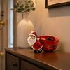 Holiday Home Table Centerpiece Santa Claus Candy Bowl, Resin Christmas Desktop Organizer, Decorative Fruit Dish, Bowl Creative Storage for Tabletop