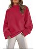 2024 Hot-Selling European & American Women's Autumn/Winter High Collar Plush Sweater Pullover