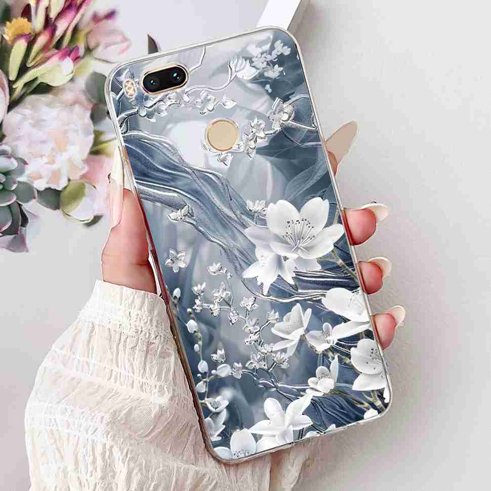 For Xiaomi Mi A1 MDG2 MDI2 Case Fashion Painting TPU Soft Silicone Cover For Xiaomi Mi A1 Mi 5X 5.5" Colorful Flower Phone Shell
